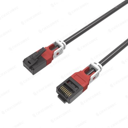 Up-down directional 180 Degree Rotatable Cat6 UTP 28 AWG Slim RJ45 Patch Cord - Up-down directional 180 Degree Rotatable Cat6 UTP 28 AWG Slim RJ45 Patch Cord